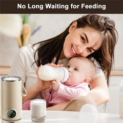B59B-Portable Bottle Warmer Portable Bottle Warmer For Travel Mixer For Breastmilk & Formula