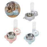 Pet Water Dispenser for Cats and Dogs Automatic Water Storage Pet Food Bowl Food Container with Waterer Pet Supplies