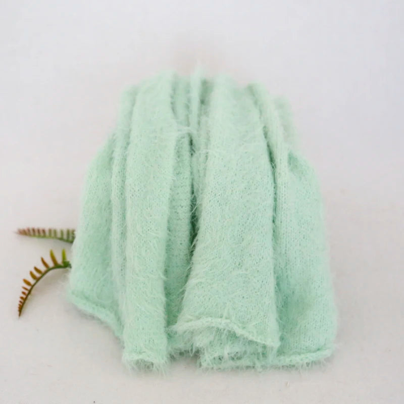 Newborn baby stretch knit wrap Baby soft swaddle knit blanket Photography props Jersey wrap photo props