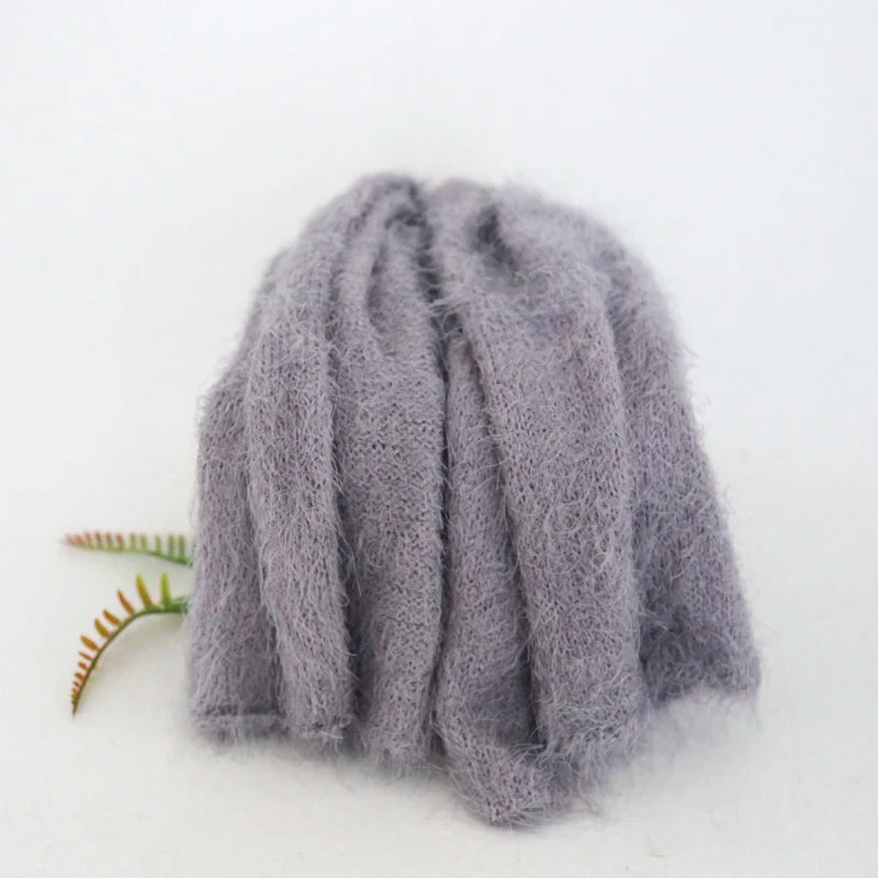 Newborn baby stretch knit wrap Baby soft swaddle knit blanket Photography props Jersey wrap photo props