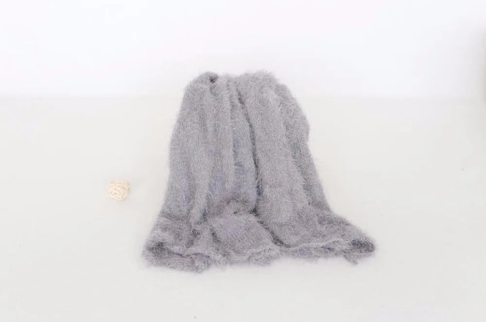 Newborn baby stretch knit wrap Baby soft swaddle knit blanket Photography props Jersey wrap photo props