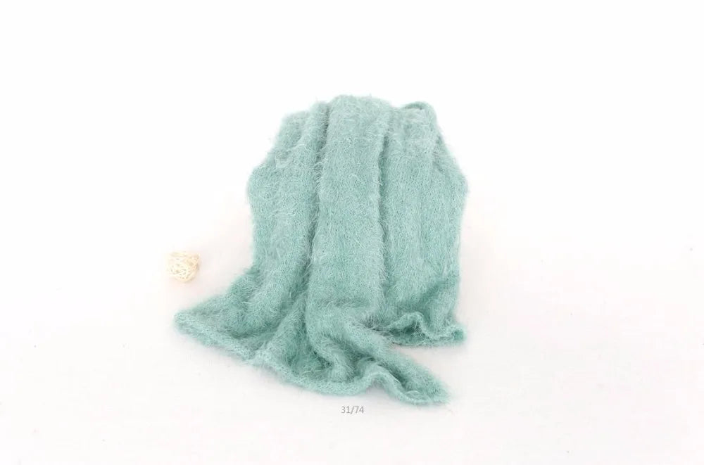 Newborn baby stretch knit wrap Baby soft swaddle knit blanket Photography props Jersey wrap photo props
