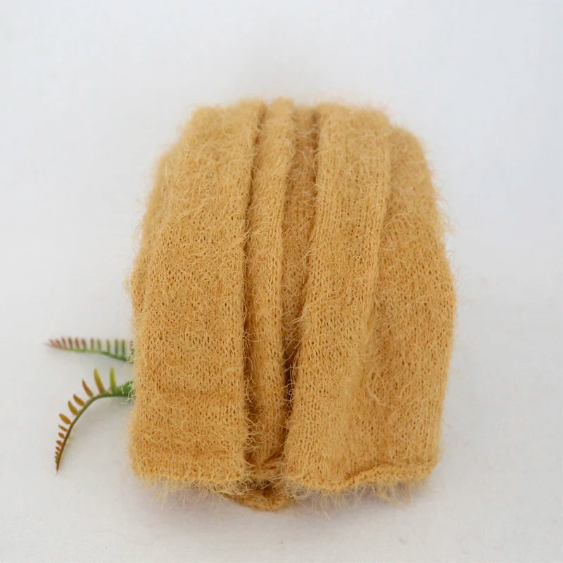 Newborn baby stretch knit wrap Baby soft swaddle knit blanket Photography props Jersey wrap photo props