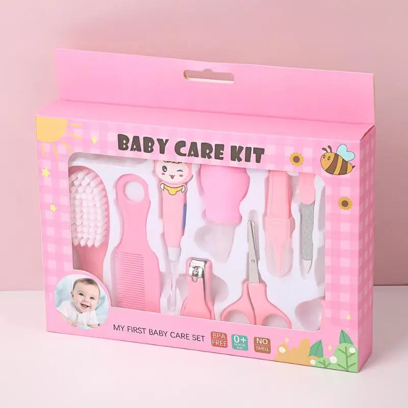 13pcs Comb Grooming Baby Care Kit Baby Portable Tool Grooming Nail Care Set
