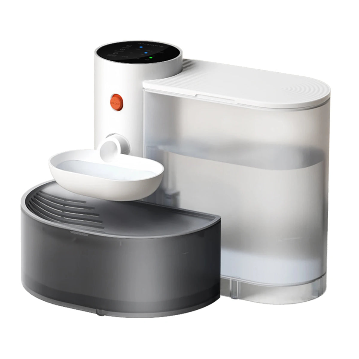 Smart Pets Water Fountain 3L Pour-Over Automatic Pets Water Dispenser Ultra-Quiet Wireless Water Feeder for Dogs and Cats Sewage