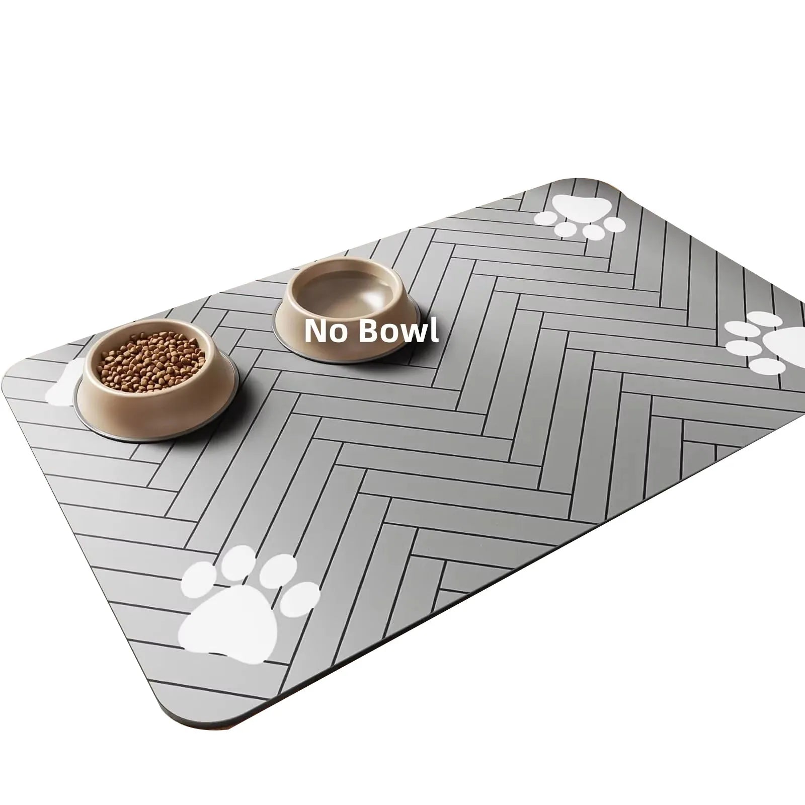 Pet Feeding Mat-Absorbent Pet Placemat for Food and Water Bowl with Waterproof Rubber Backing Quick Dry Water Mat for Dog Cat