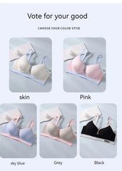 Women's Seamless  Breathable Nursing  Bra For All Seasons  Push-up  Pure Cotton  No Underwire  Maternity Sleepwear