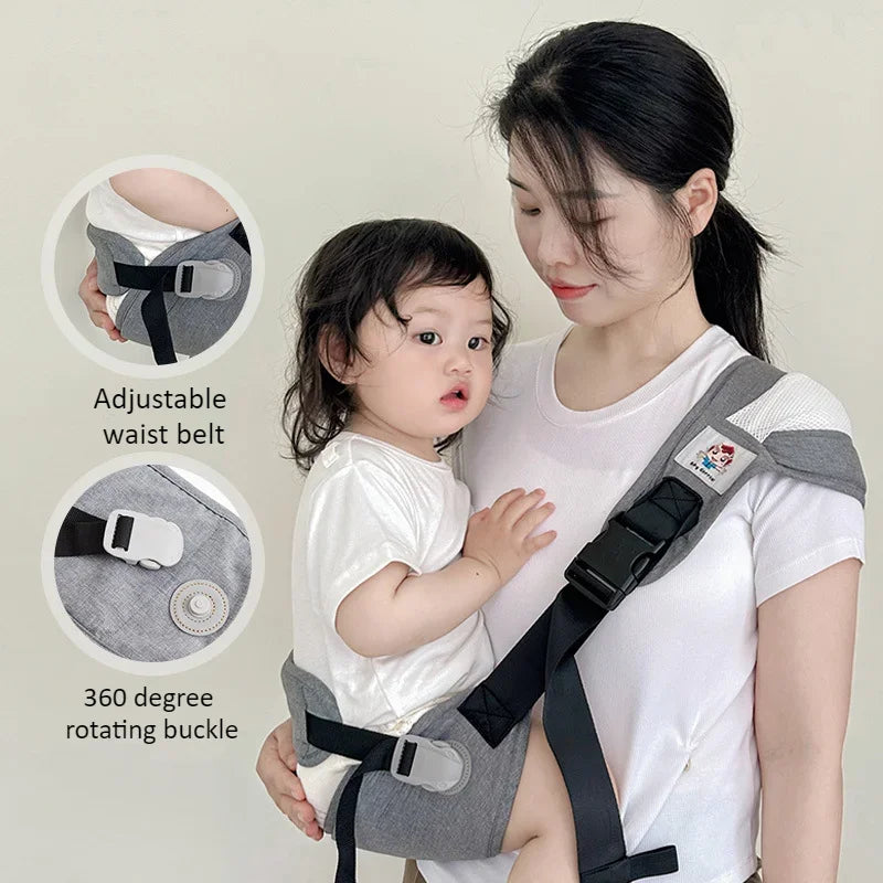 Baby Carrier Kids Waist Stool with Waist Protection Baby Strap Holding Adjustable Front Holding Type Big Baby Holding Holding