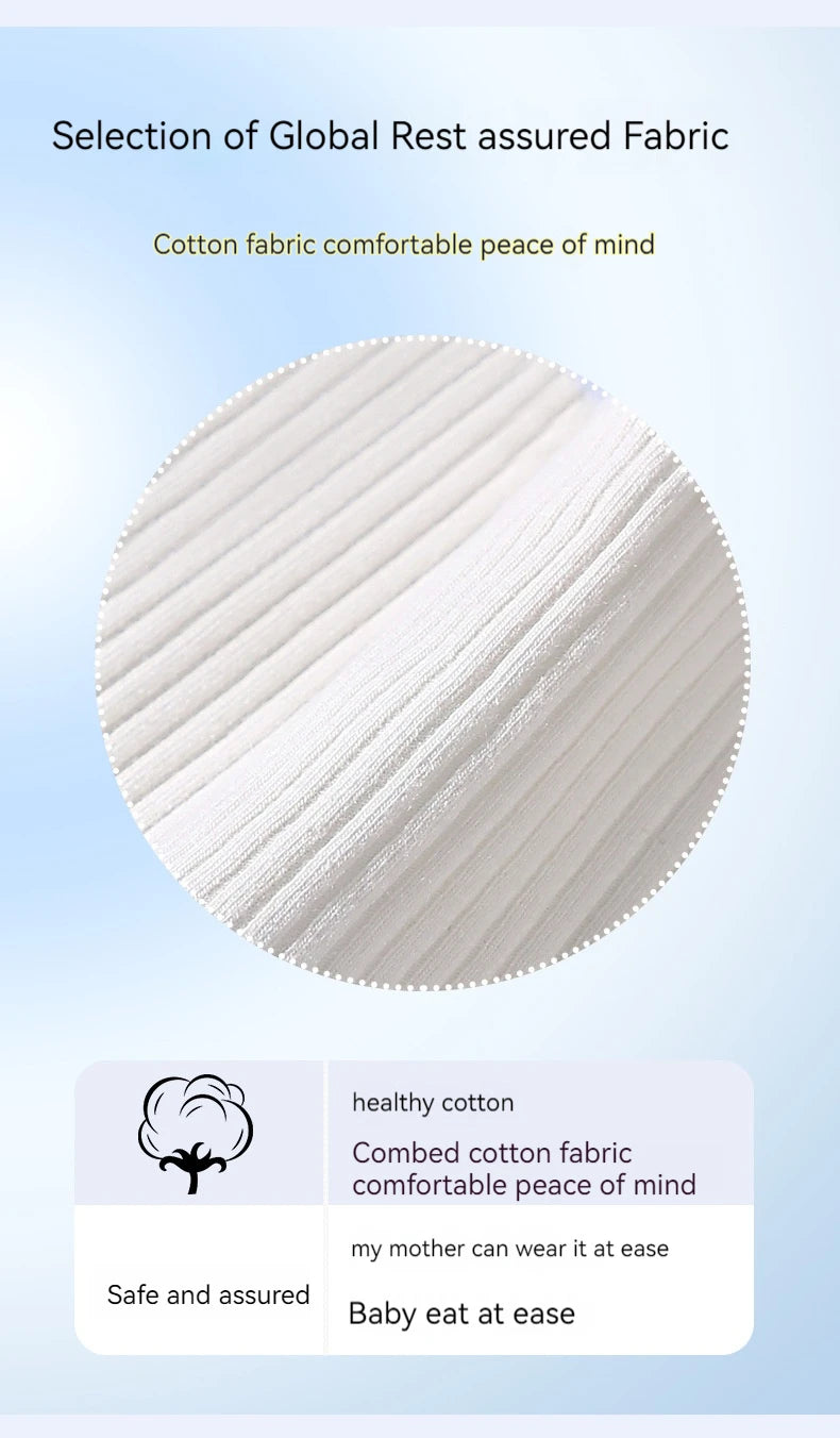 Women's Seamless  Breathable Nursing  Bra For All Seasons  Push-up  Pure Cotton  No Underwire  Maternity Sleepwear