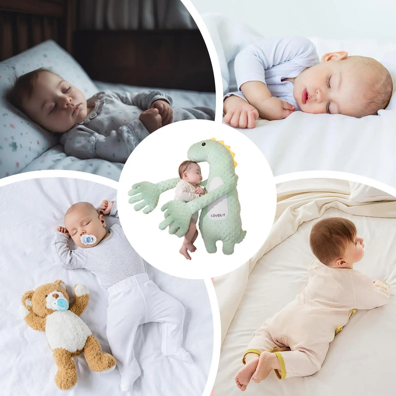 Baby Soothing Palm Cartoon Remote Control Comforting Hand 3 Gear Adjustable Companion Doll Baby Startle Prevention Sleep Aids