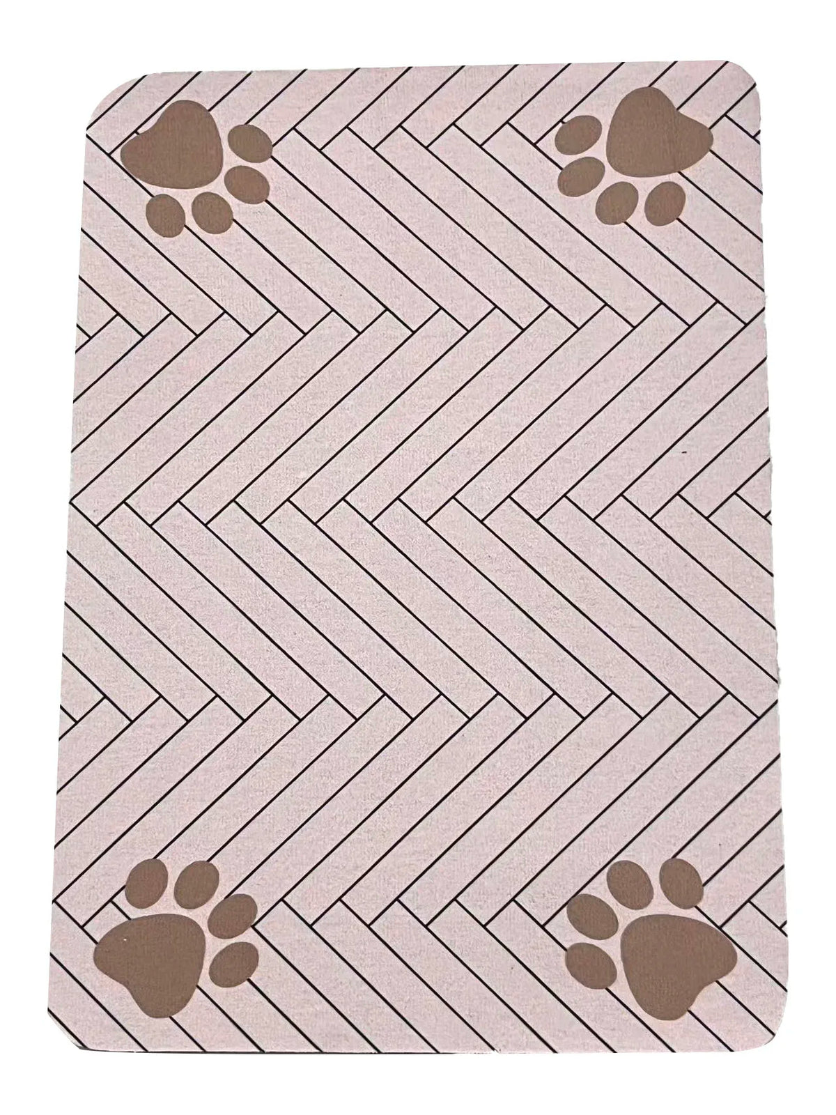 Pet Feeding Mat-Absorbent Pet Placemat for Food and Water Bowl with Waterproof Rubber Backing Quick Dry Water Mat for Dog Cat
