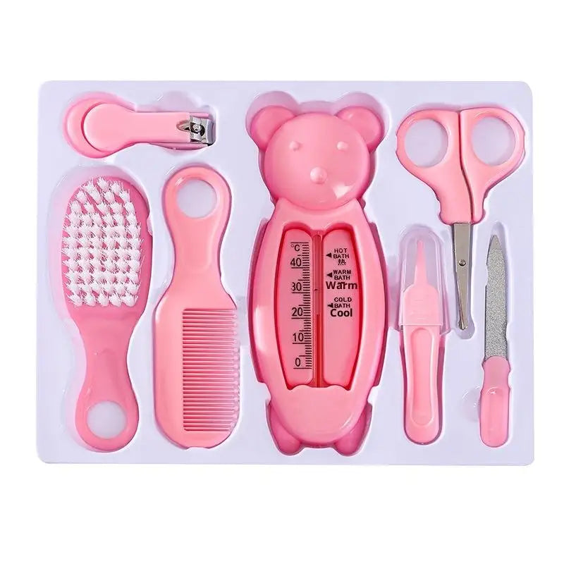 13pcs Comb Grooming Baby Care Kit Baby Portable Tool Grooming Nail Care Set