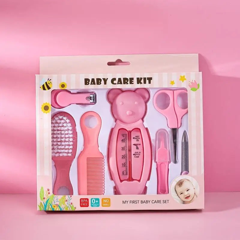13pcs Comb Grooming Baby Care Kit Baby Portable Tool Grooming Nail Care Set