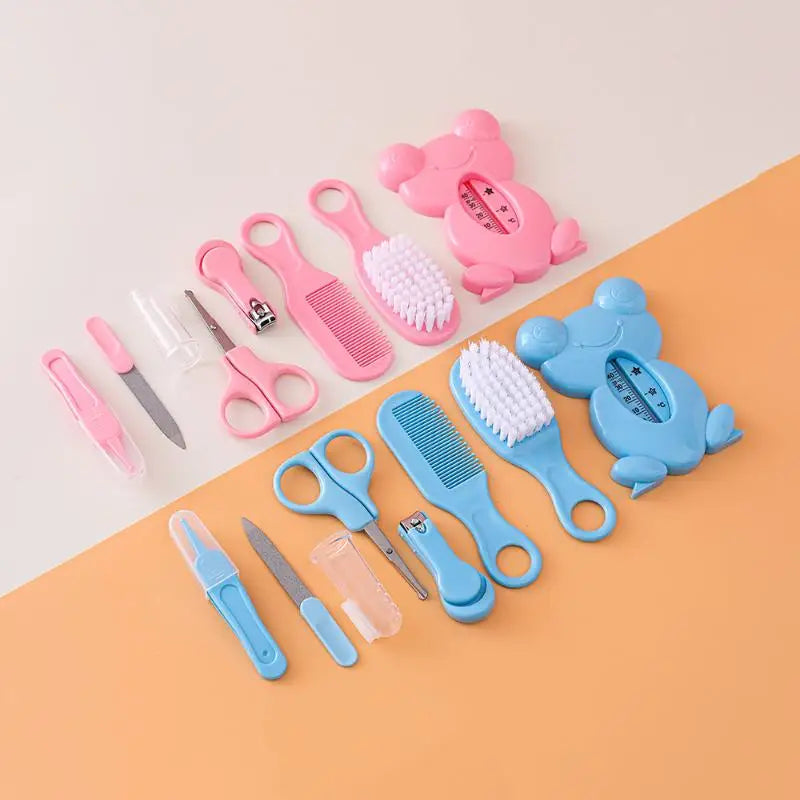 13pcs Comb Grooming Baby Care Kit Baby Portable Tool Grooming Nail Care Set