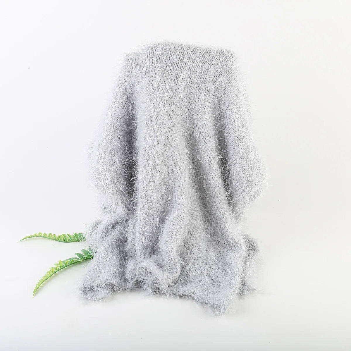 Newborn baby stretch knit wrap Baby soft swaddle knit blanket Photography props Jersey wrap photo props