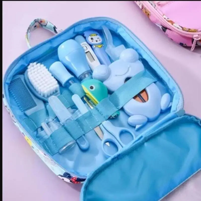 13pcs Comb Grooming Baby Care Kit Baby Portable Tool Grooming Nail Care Set