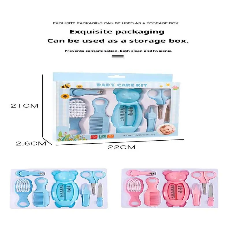 13pcs Comb Grooming Baby Care Kit Baby Portable Tool Grooming Nail Care Set