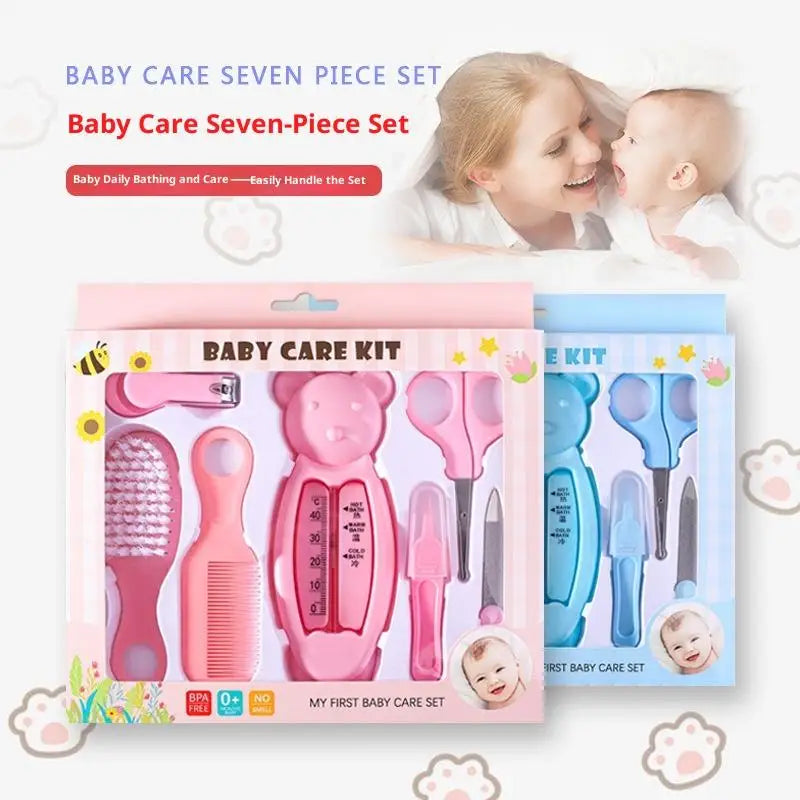 13pcs Comb Grooming Baby Care Kit Baby Portable Tool Grooming Nail Care Set