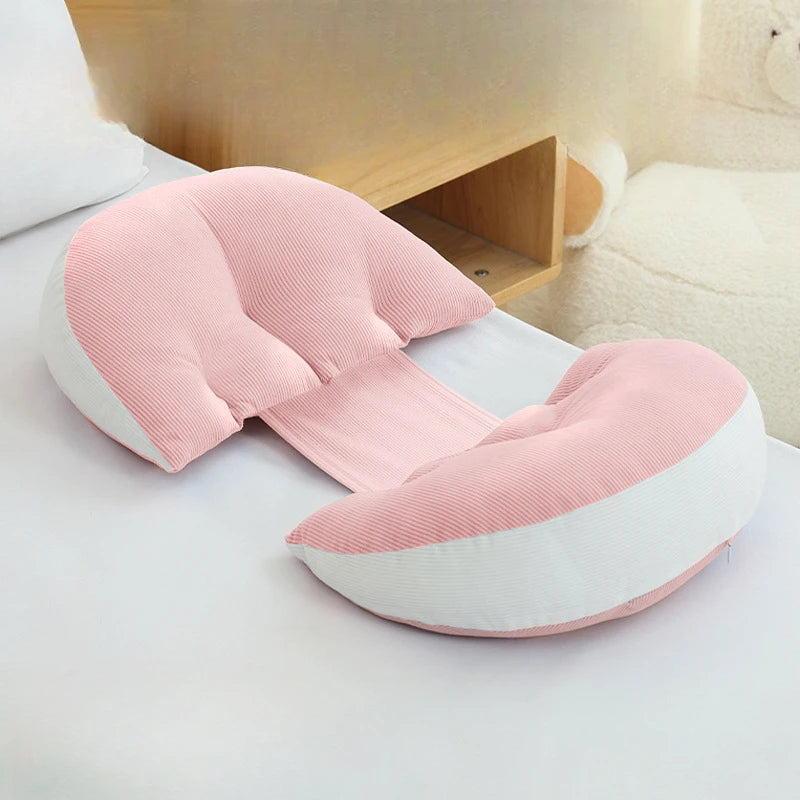 Pregnant Women's Pillows Waist Protection Side Sleeping Pillows Abdominal Support U-shaped Side Lying Pillows Pregnancy Pillows