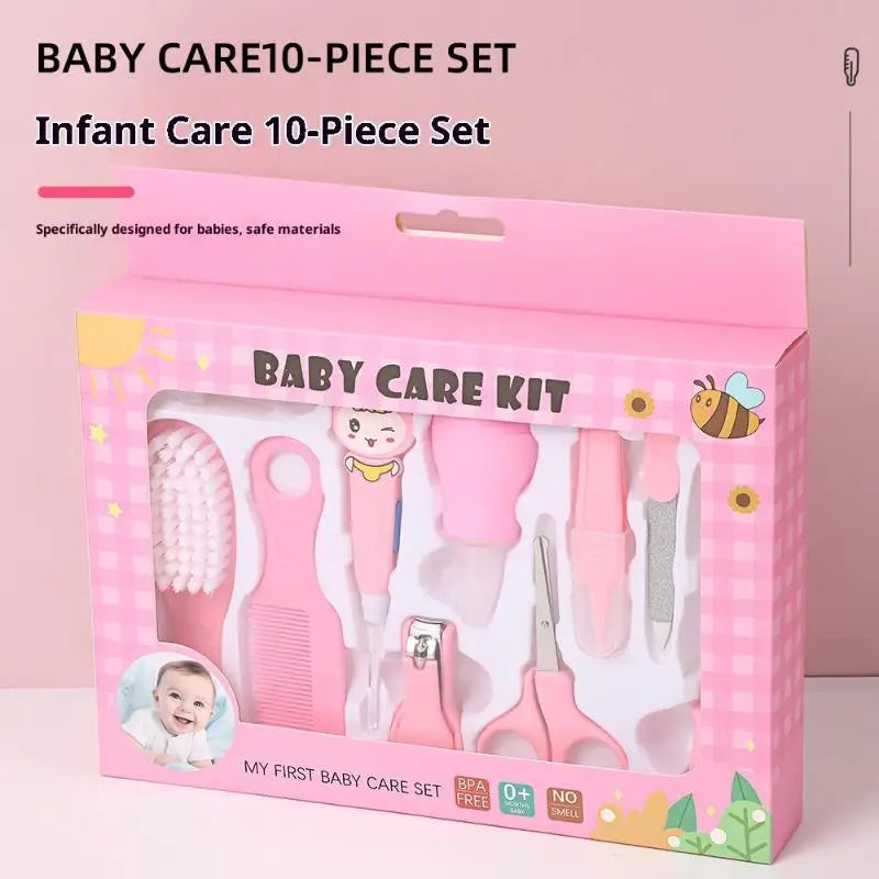 13pcs Comb Grooming Baby Care Kit Baby Portable Tool Grooming Nail Care Set