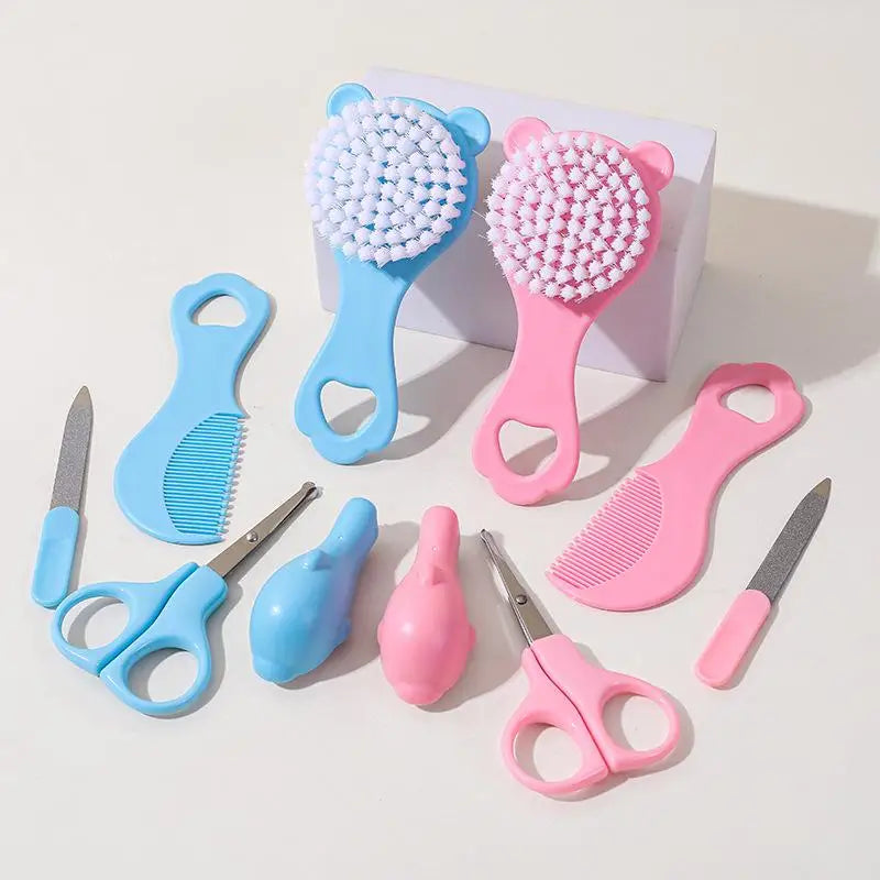 13pcs Comb Grooming Baby Care Kit Baby Portable Tool Grooming Nail Care Set