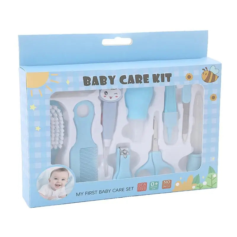 13pcs Comb Grooming Baby Care Kit Baby Portable Tool Grooming Nail Care Set