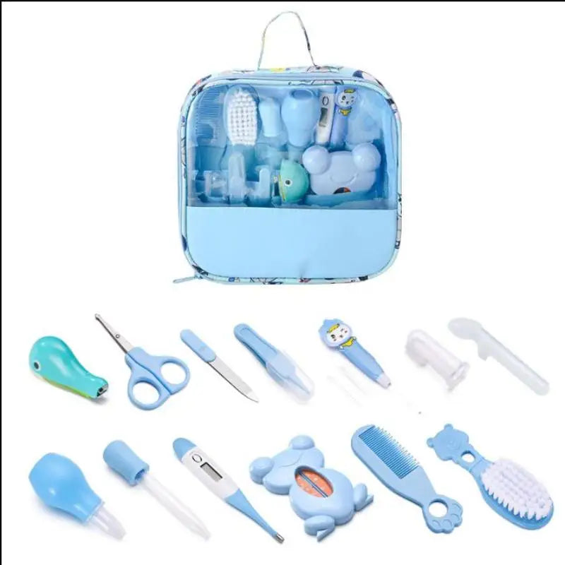 13pcs Comb Grooming Baby Care Kit Baby Portable Tool Grooming Nail Care Set