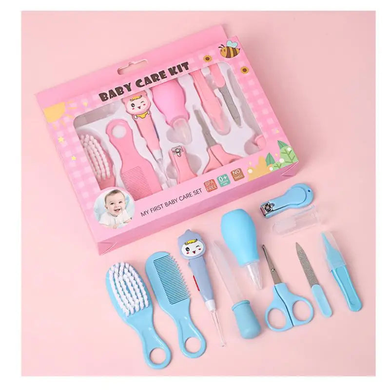 13pcs Comb Grooming Baby Care Kit Baby Portable Tool Grooming Nail Care Set