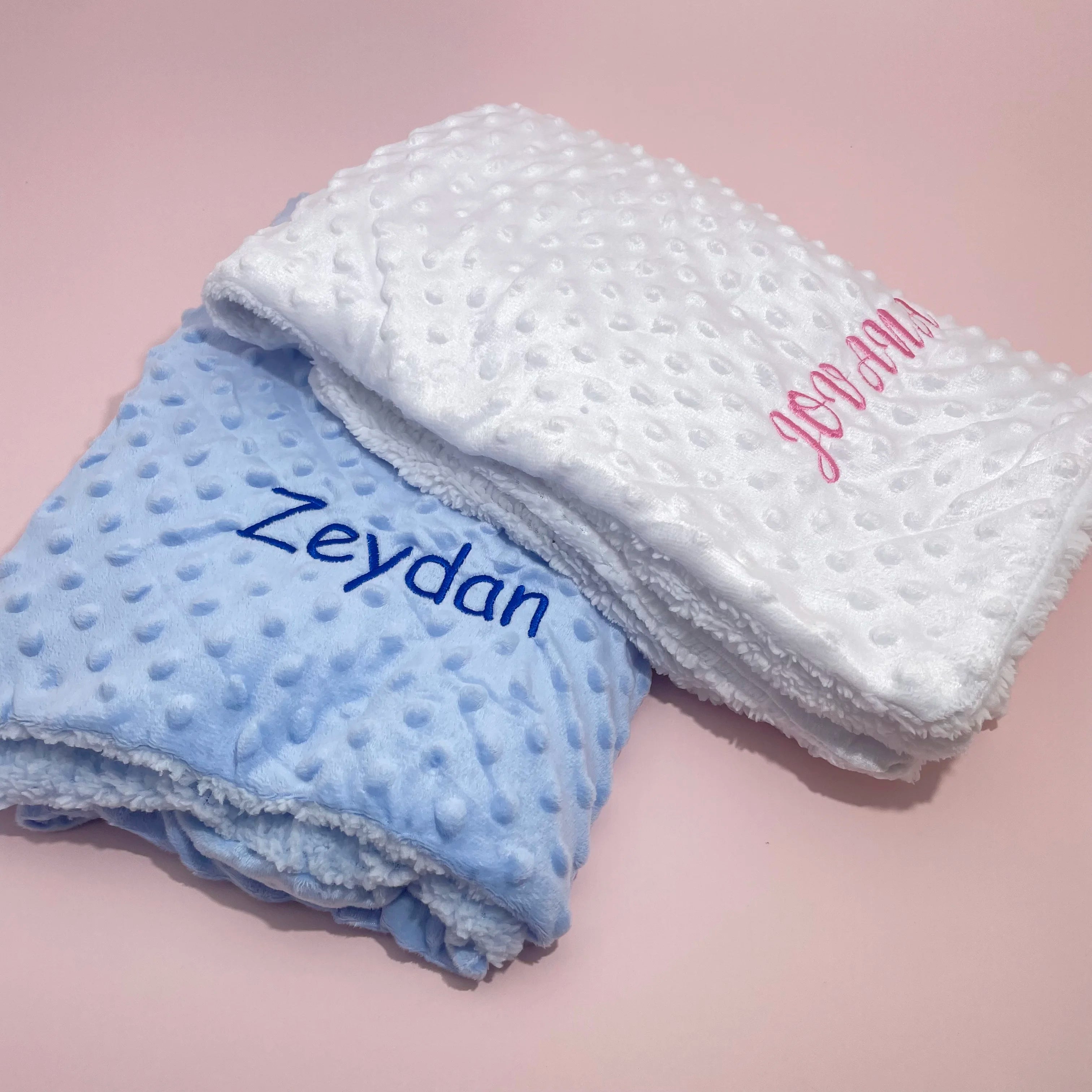 Personalized Baby First Name Cover Kids Custom Blanket Newborn Boy Girl Birthday Gift Swaddle Bed Toddler Stroller Crib Blanket