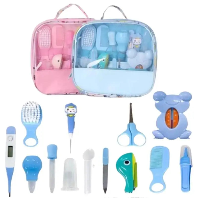 13pcs Comb Grooming Baby Care Kit Baby Portable Tool Grooming Nail Care Set