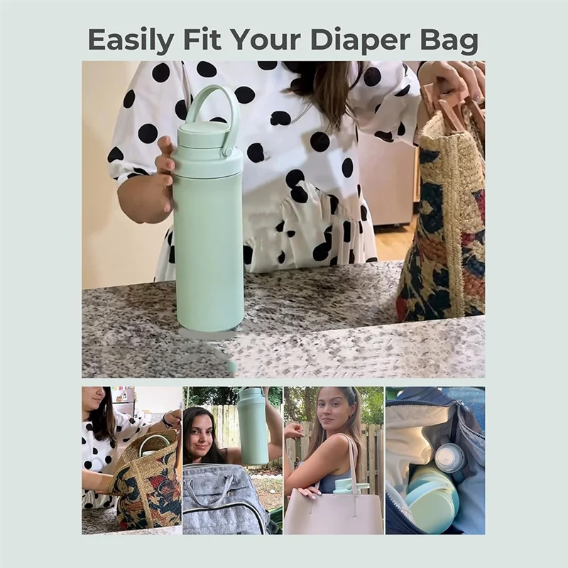 AB66-Breast Milk Cooler Bottle Larger Capacity Travel Breastmilk Chiller Portable Milk Cooler For Breastmilk