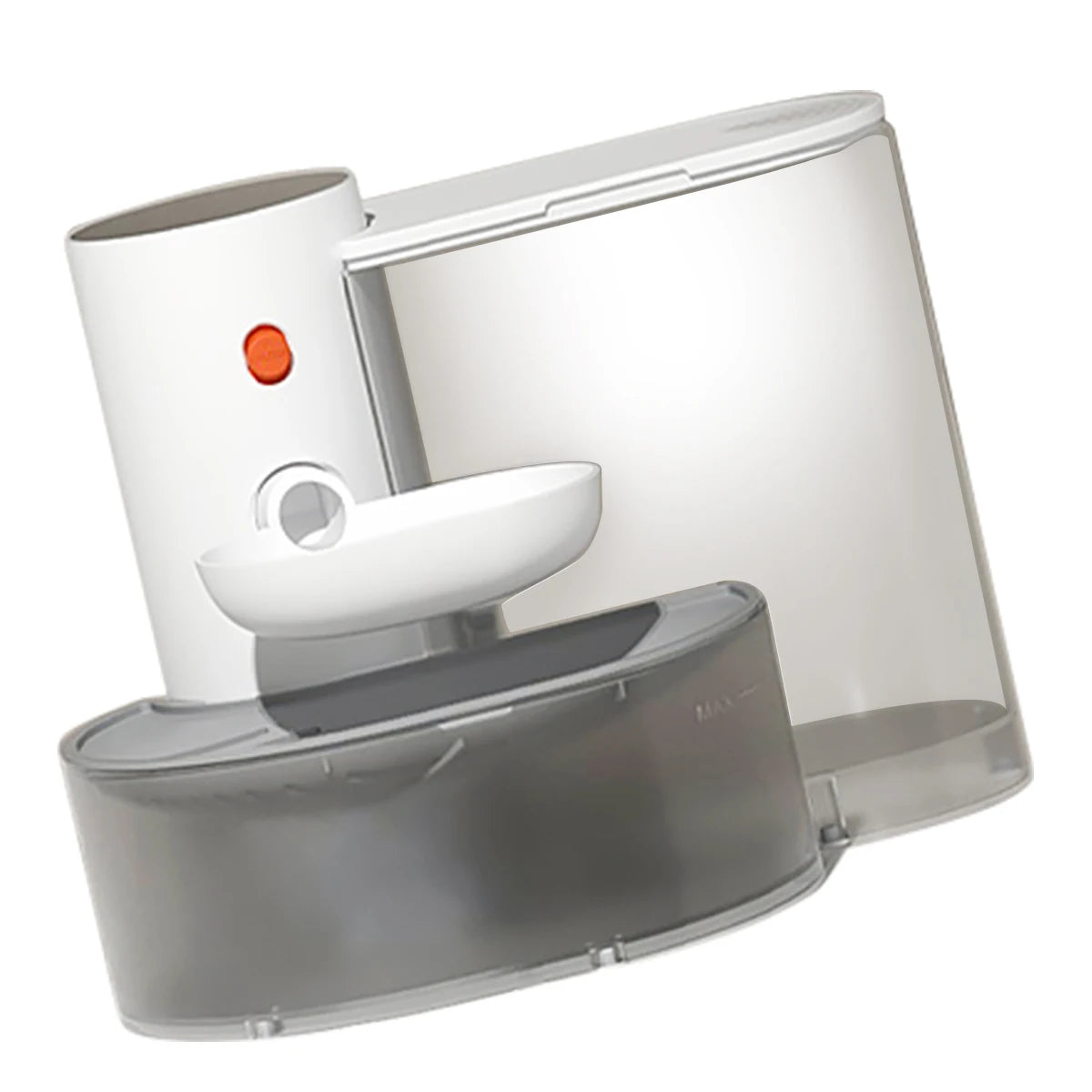 Smart Pets Water Fountain 3L Pour-Over Automatic Pets Water Dispenser Ultra-Quiet Wireless Water Feeder for Dogs and Cats Sewage